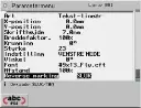 Prægningsindstillinger på Markator’s software.webp