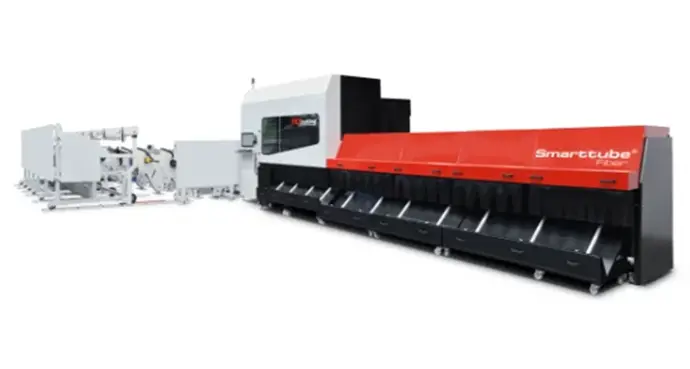 TCI Cutting Smarttube – Fiberlaserskærer til rør og profiler (ø20–220 mm / 6–12 m) 
