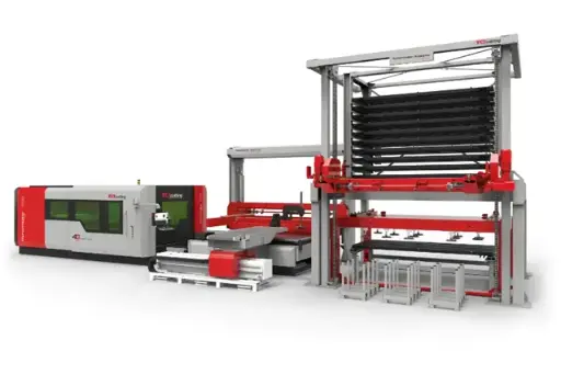 TCI Cutting Smart Cell – Fuldautomatisk skærelinje med lager, sortering og logistik