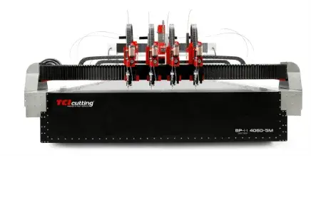 TCI Cutting BP-M - Vandskærer til store formater og tunge emner (op til 1.000 kg/m² / 12 m) 